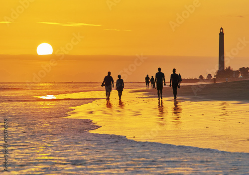 Gran Canaria Maspalomas Coastline Spain