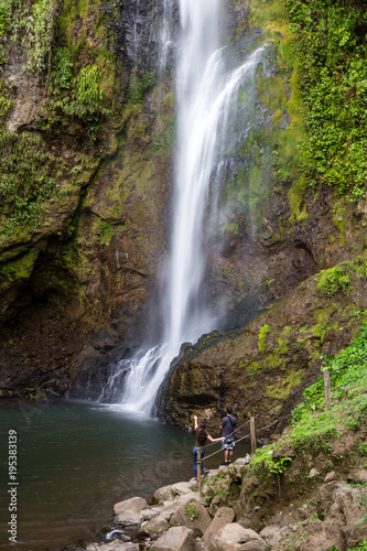 Tropical waterfalls in Costa Rica © wollertz
