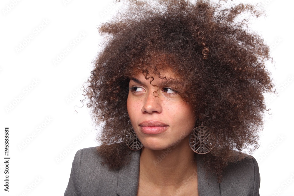 Afro woman Afro woman