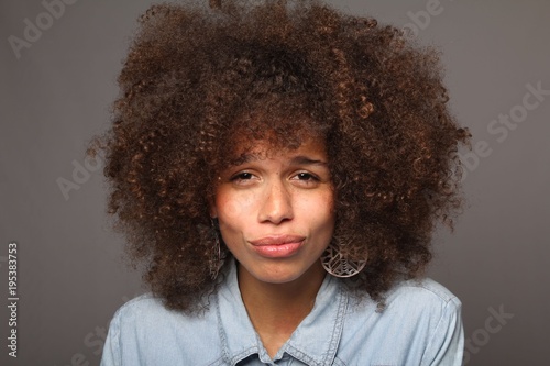 Afro woman