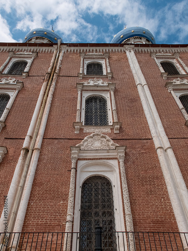 Details from the decoration of the facade of Russian Orthodox photo