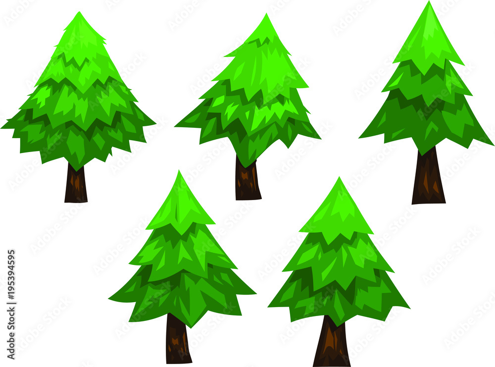 Fototapeta premium illustrator 2d tree