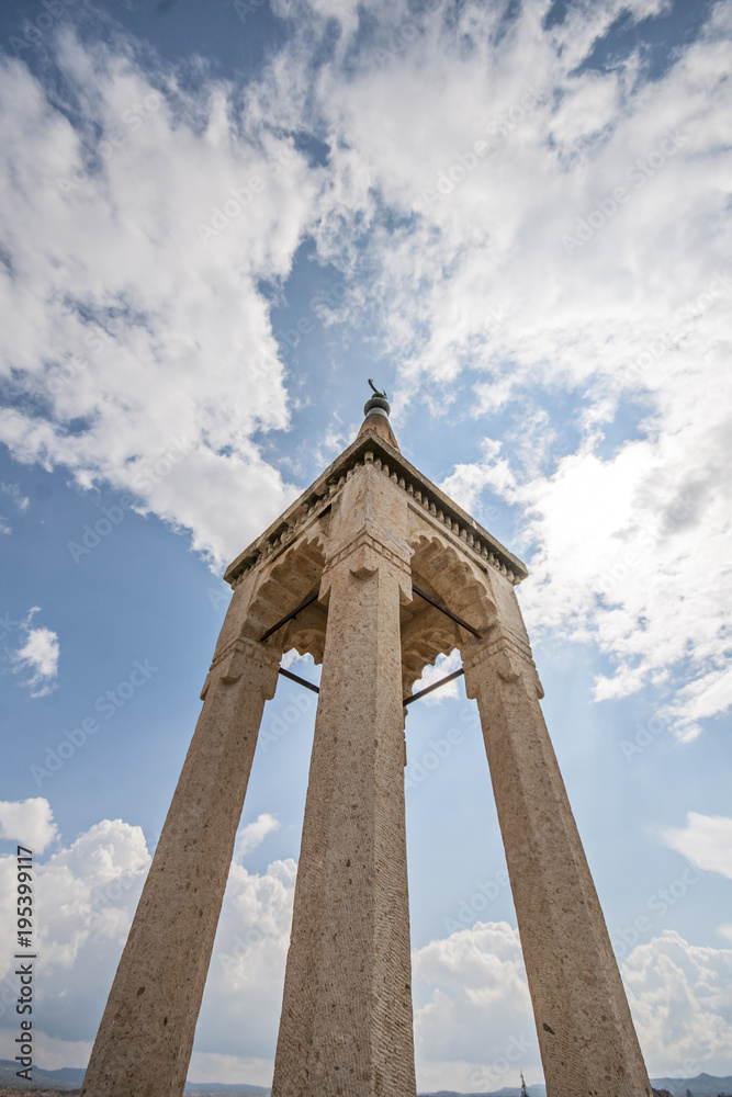 Martyrdom memorial tower in Urgup