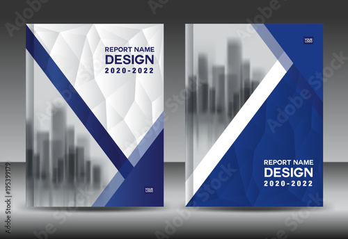 Annual report brochure flyer template, Blue cover design, business advertisement, magazine ads, catalog vector layout in A4 size, brochure cover template, magazine cover design vector
