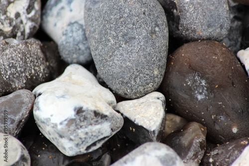 plażowe kamienie 