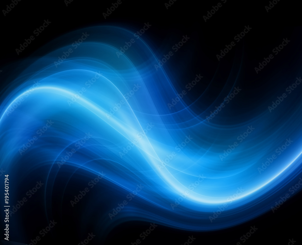Fototapeta premium Abstract blue background