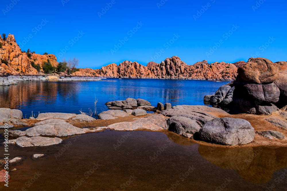 I captured this image on a beautiful day at Watson Lake in the Granite Dells of Prescott, Arizona.