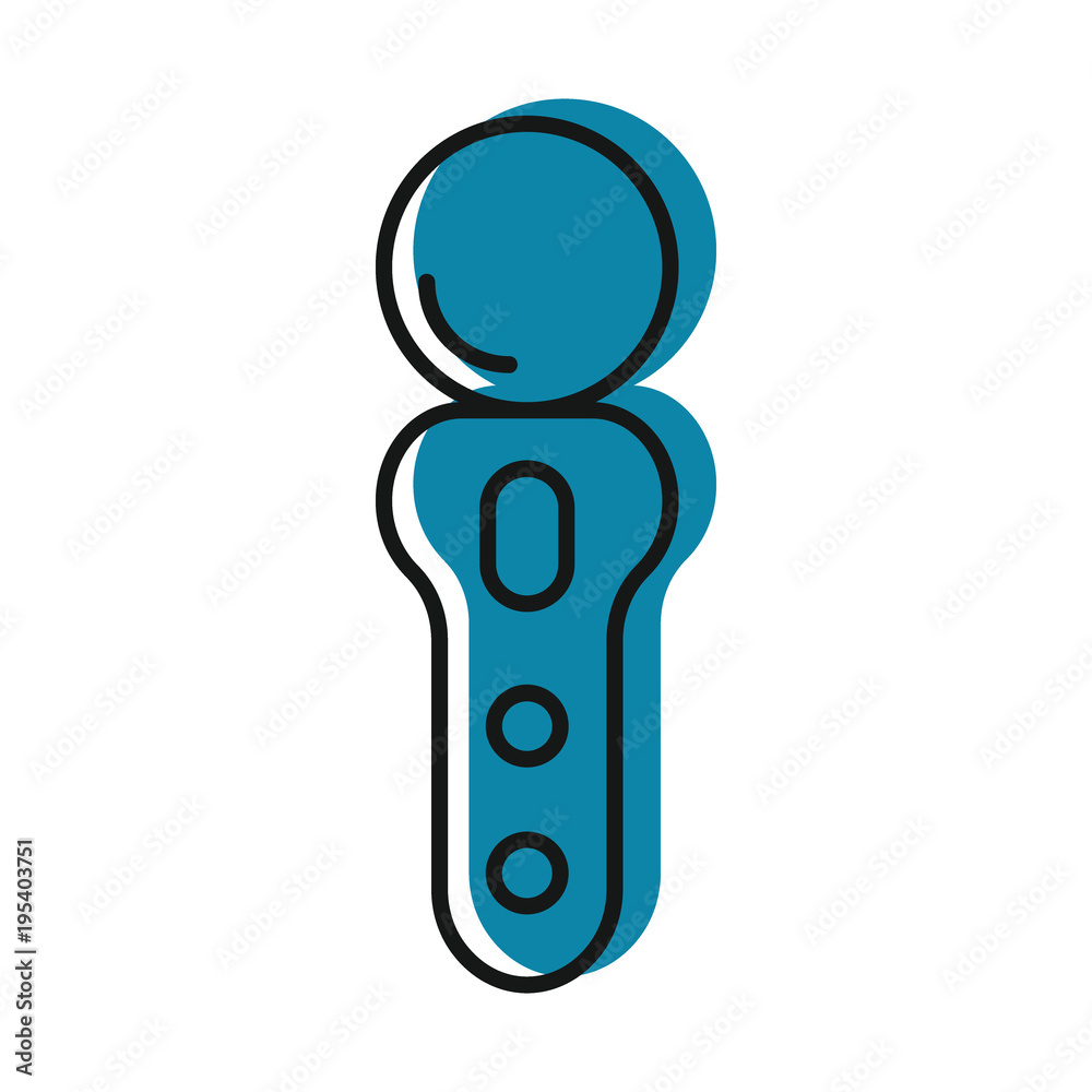 Virtual reality control icon, doodle style Virtual reality control icon, doodle style