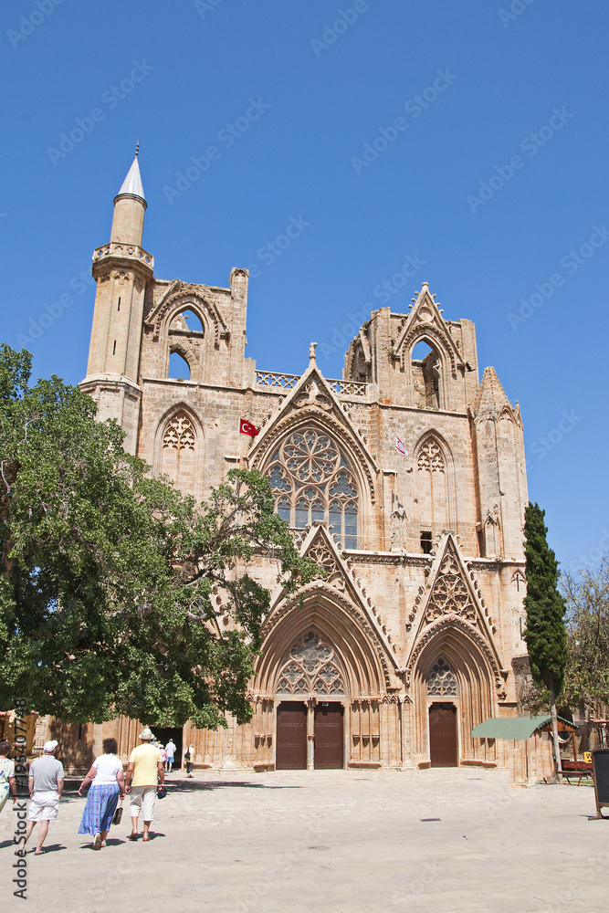 The Lala Mustafa Pasha Mosque originally known as the Cathedral of Saint Nicholas
