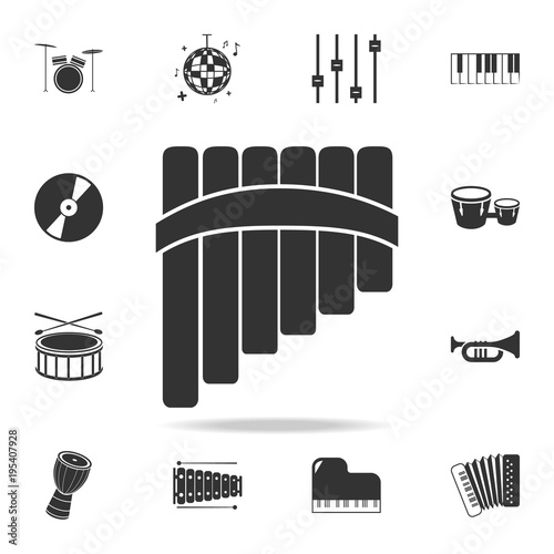 tuning fork icon. simple tonometer icon. Detailed set icons of Music instrument element icons. Premium quality graphic design. One of the collection icons for websites, web design photo