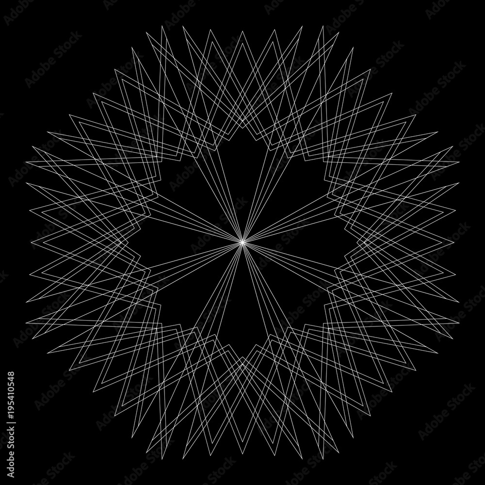 Obraz premium Holiday patterns of stars of snowflakes and flowers for gifts