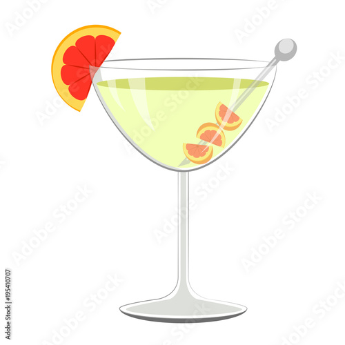 Popular martini cocktail