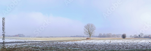 Winterliche Landschaft im Münsterland photo