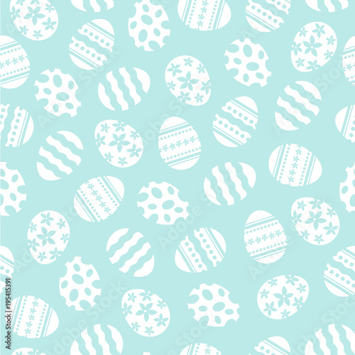 Repeating Reverse Easter Eggs Background Vector Illustration 1