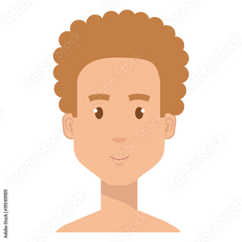 young man shirtless avatar character