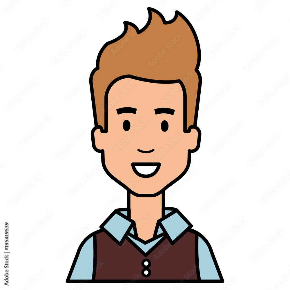 young man model avatar character