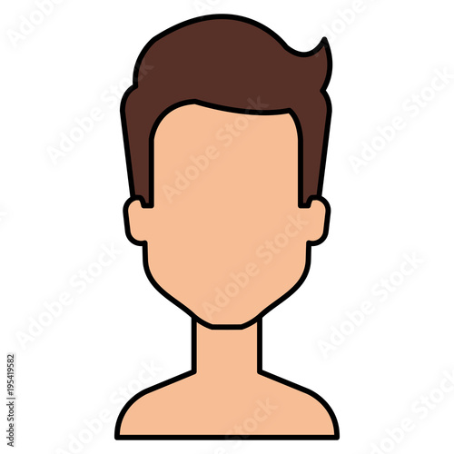 young man shirtless avatar character