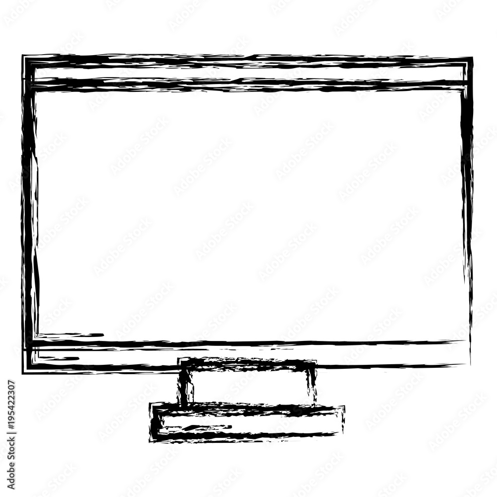 computer display isolated icon