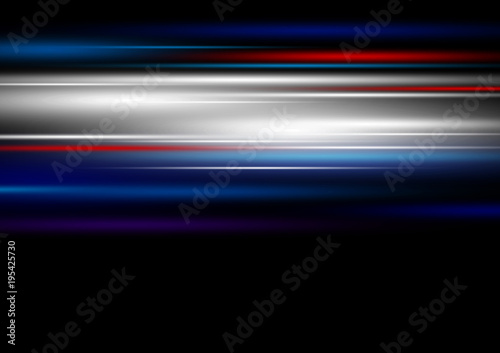 High speed technology light motion background design with copy space vector illustration