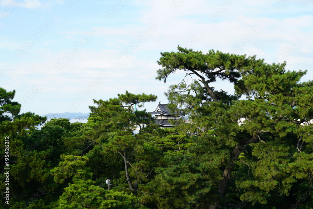 高松城　日本　香川県高松市　風景
