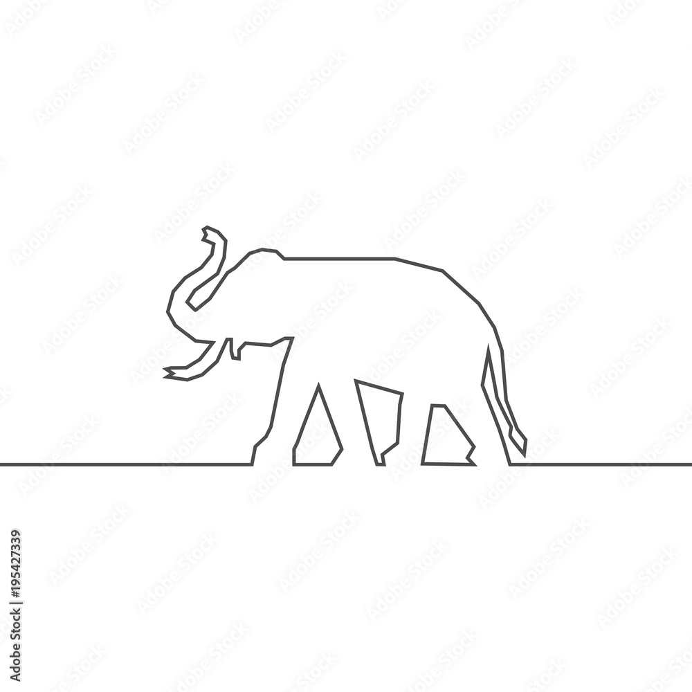 elephant logo , vector elephant logo , vector
