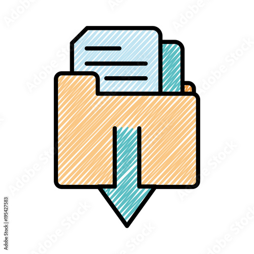 grated file folder downloading documents information