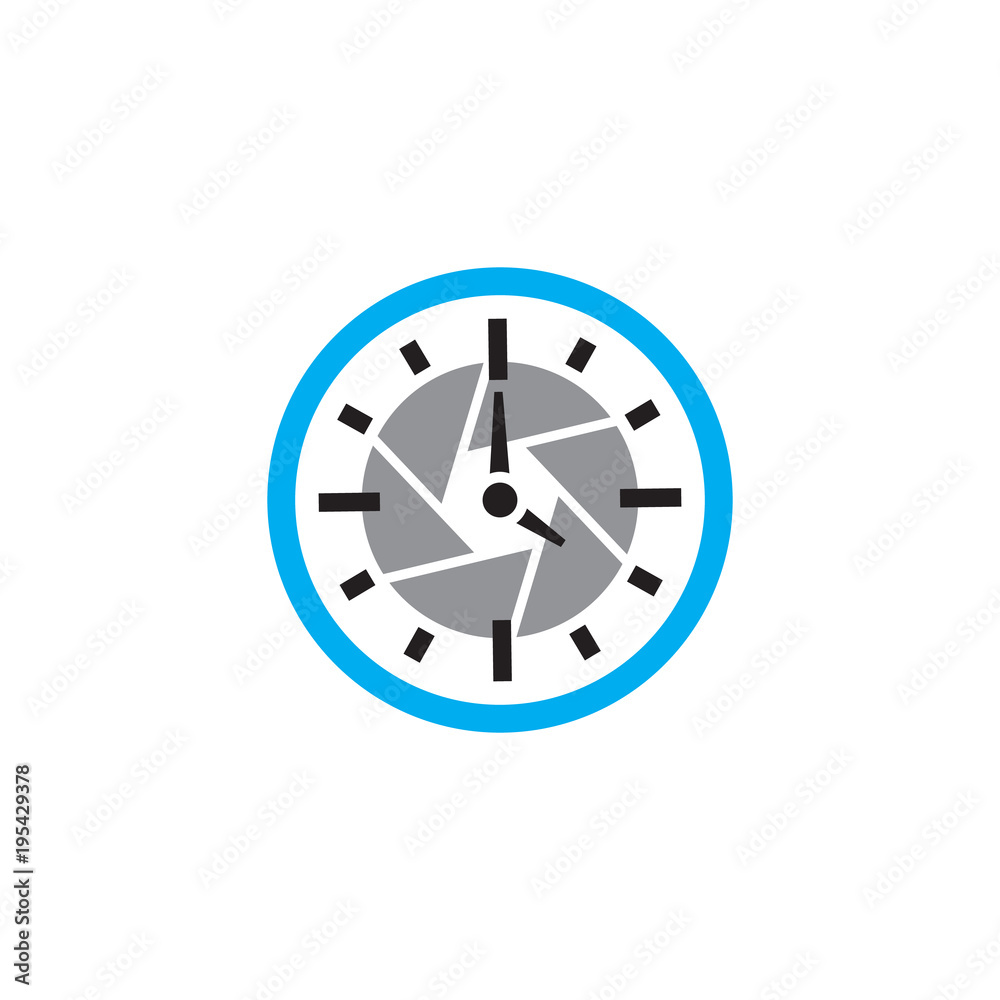 Lens Time Logo Icon Design Lens Time Logo Icon Design
