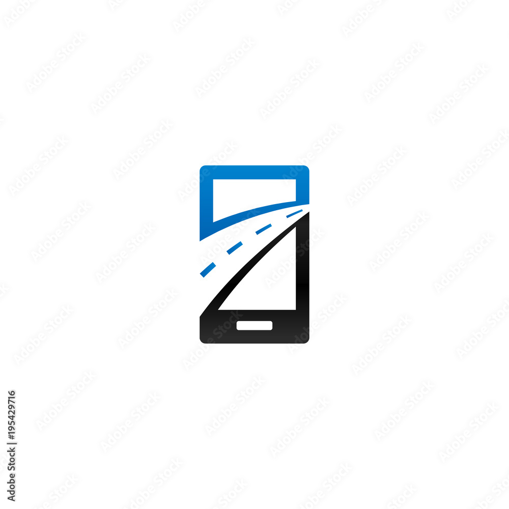 Abstract mobile phone logo and icon design template Abstract mobile phone logo and icon design template