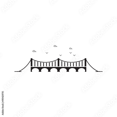 Bridge vector icon