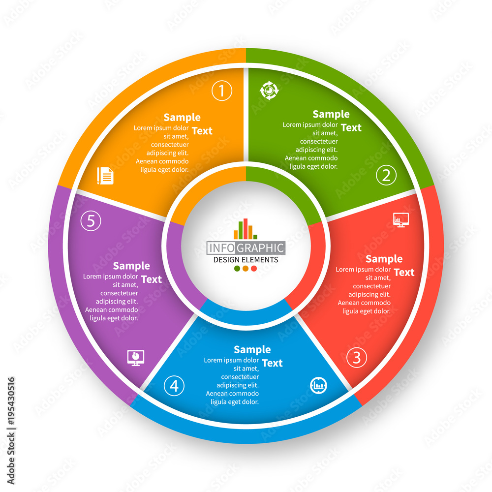 © ollomy - Abstract 3D Paper Infographics © ollomy - Abstract 3D Paper Infographics
