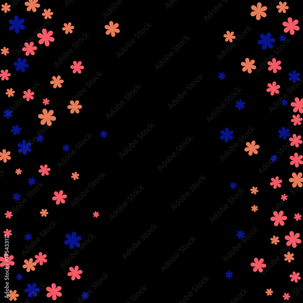 Pretty Floral Pattern with Simple Small Flowers for Greeting Card or Poster. Naive Daisy Flowers in Primitive Style. Vector Background for Spring or Summer Design. Pretty Floral Pattern with Simple Small Flowers for Greeting Card or Poster. Naive Daisy Flowers in Primitive Style. Vector Background for Spring or Summer Design.