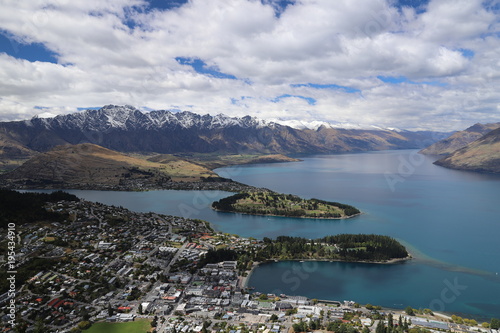 Aerial view of Queenstown