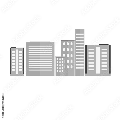 Flat design background with City  town. Urban cityscape. Architecture