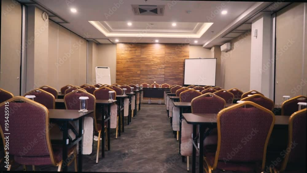 Meeting room for business, dolly slide Meeting room for business, dolly slide