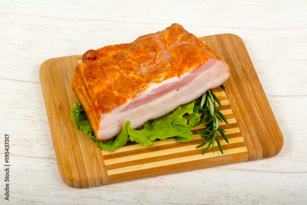 Smoked Pork brisket Smoked Pork brisket