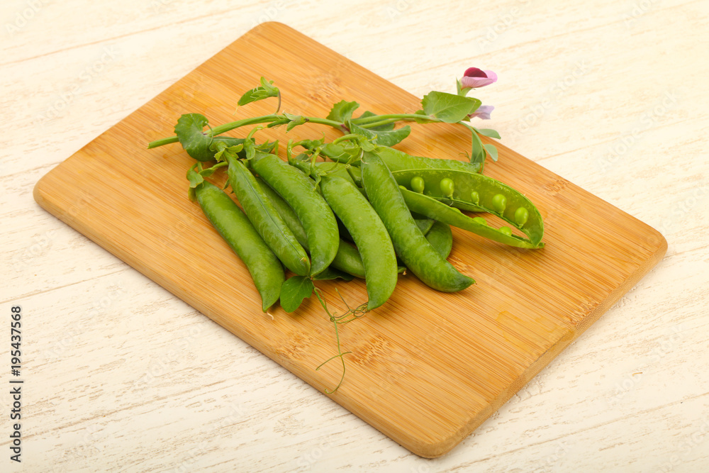 Ripe green peas Ripe green peas