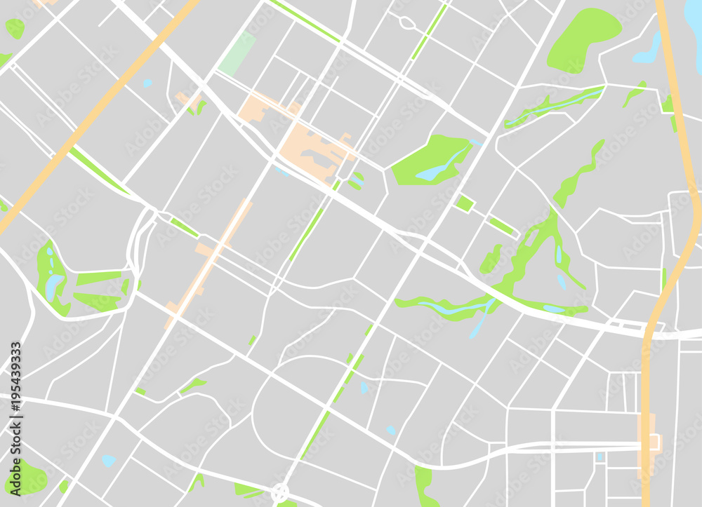 Obraz premium city map.