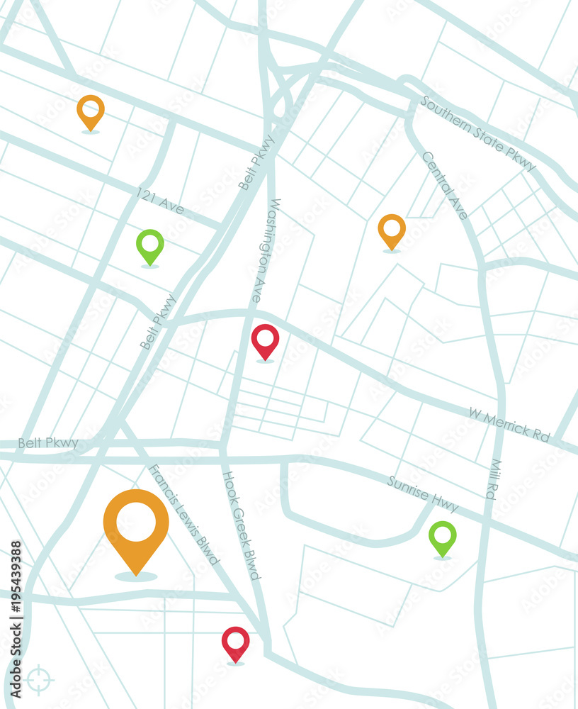 Obraz premium Dashboard theme creative infographic of city map navigation.
