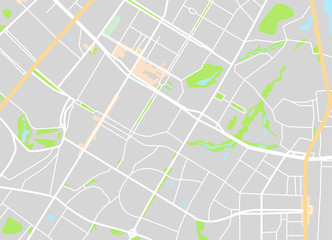 city map.