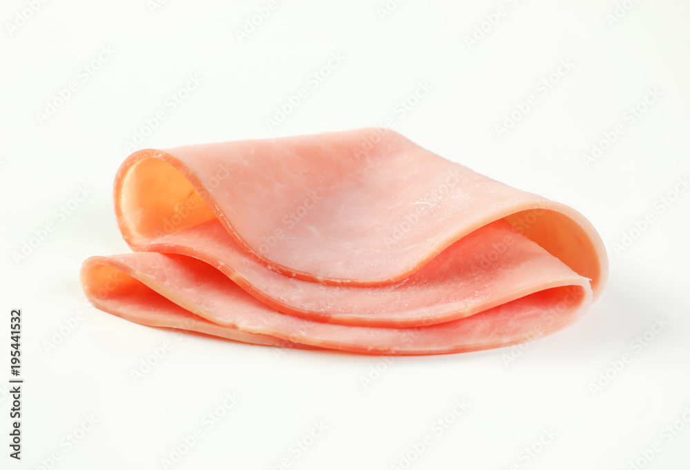 thin slice of ham