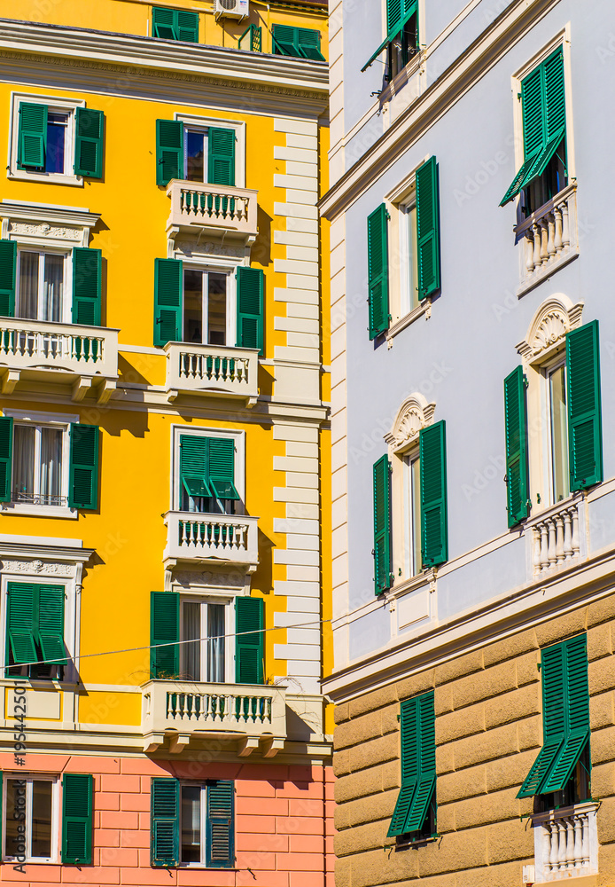 Naklejka premium Couleurs de Genova