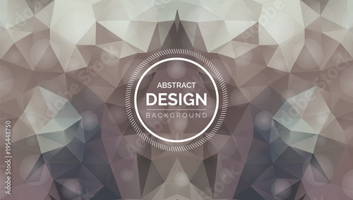 triangle polygonal vector background