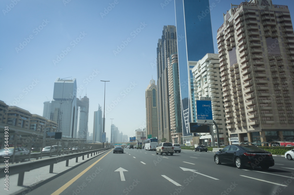 Highway in the big city