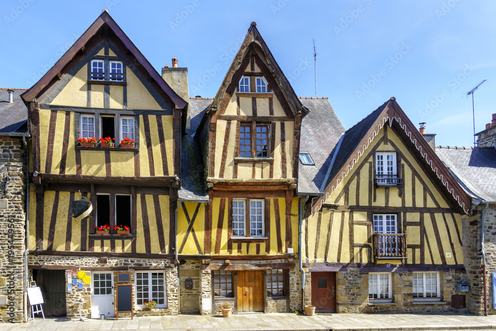 Fachwerk auf Französisch: Fachwerkhäuser im Marchix-Viertel von Fougères