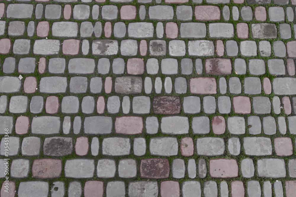Pavement of concrete setts Pavement of concrete setts