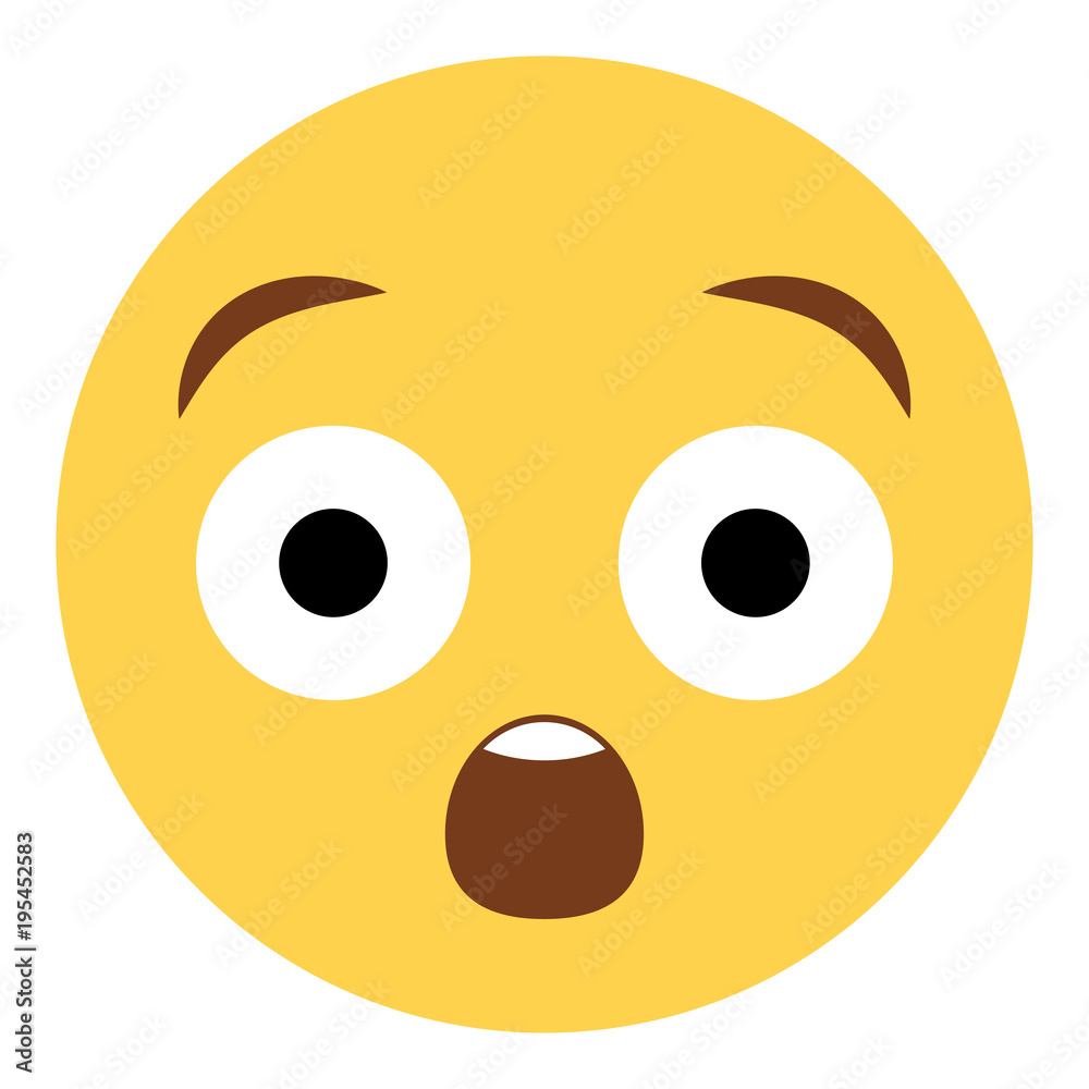 Obraz premium Emoji staunend
