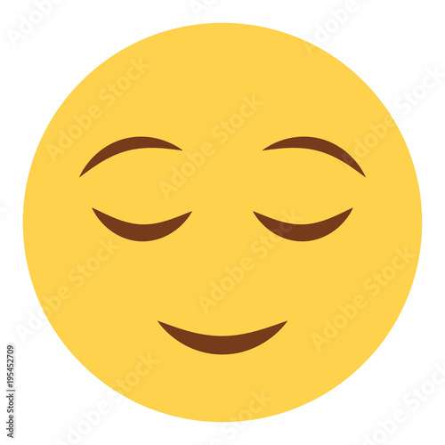 Emoji zufrieden