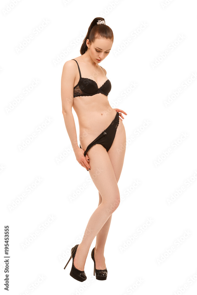 Woman Taking Off Her Panties Stock Photo - Image of person, desire
