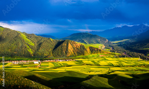 Qinghai Province Zhuoer Mountain Natural Scenic Area in China © Jack