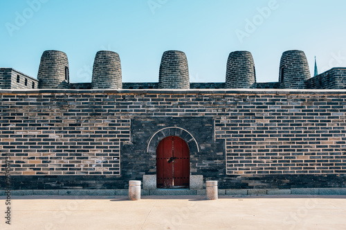 Hwaseong Fortress Bongdon, Korean traditional architecture in Suwon, Korea photo